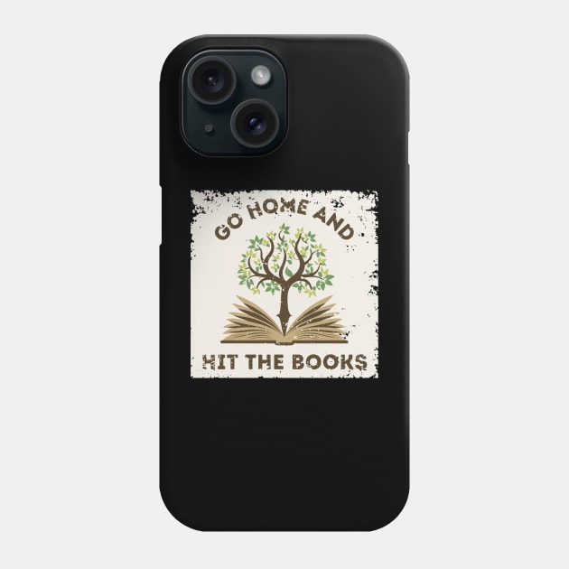 Wisdom Tree: "Hit the Books" Phone Case by Hepi Mande