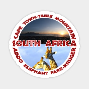 South African Places and Photos Magnet