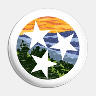 TriStar Smoky Mountains Distressed Pin