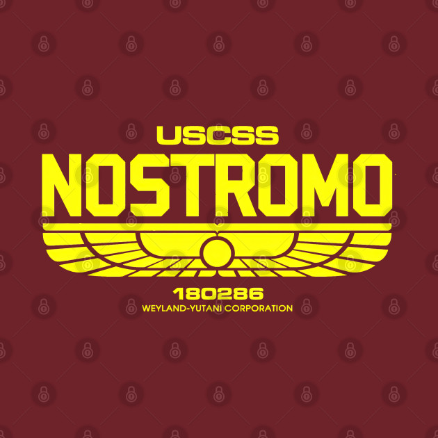 WeyLand -Yutani Nostromo yellow logo by obstinator