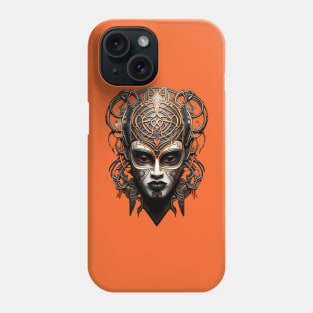 Mystic Majesty: African Ritual Mask Phone Case