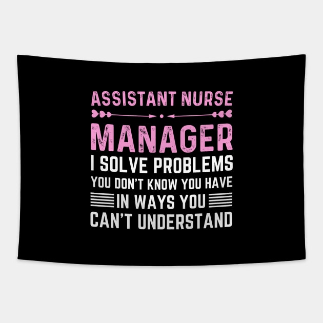 Cute Assistant Nurse Manager Medical Nursing Women Tapestry by Printopedy