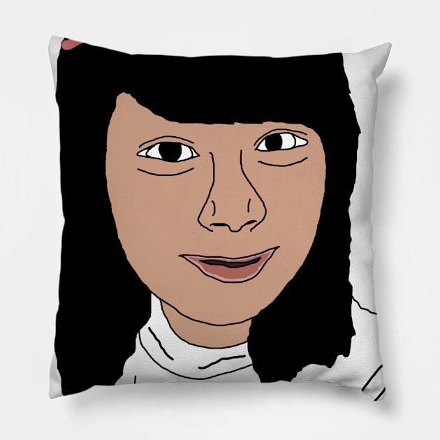 inspired grl pwr Pillow by awalsae