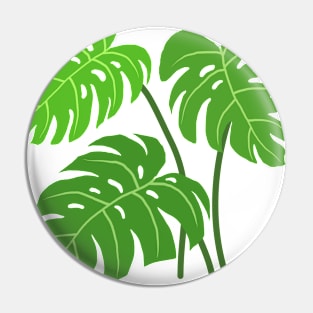 Green leaves Pin