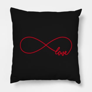 Never ending love, infinity sign Pillow