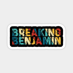 Retro Color - Breaking Benjamin Magnet