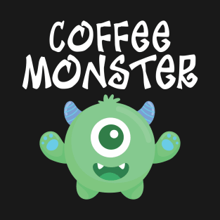 Cute Coffee Monster T-Shirt