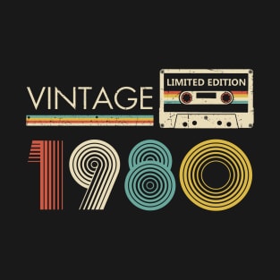 Vintage 1980 Limited Edition Cassette T-Shirt