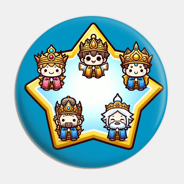 The Five Wisdom Kings Pin by Pickledjo