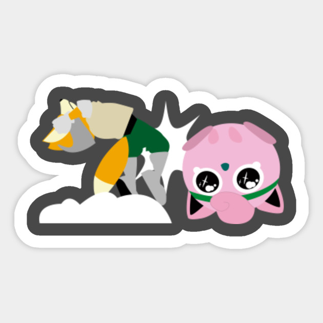Fox S Up Smash Right In The Puff Smash Sticker Teepublic Uk
