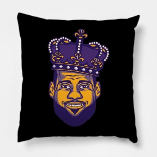 King James Vector Art Pillow