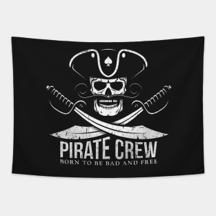 Pirate crew logo Tapestry