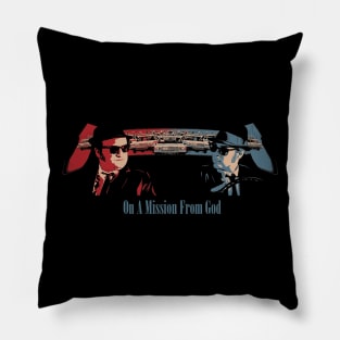 Blues Brothers Mission From God Pillow