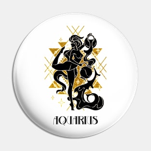 Aquarius zodiac sign Pin