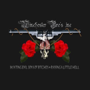 Winchester Bros killing evil sons of a bitches N raising a little hell Colt Guns Winchester Bros Inc T-Shirt