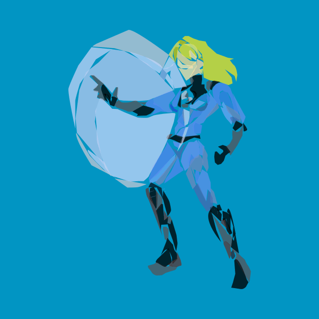 Invisible woman by Newtegan