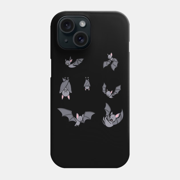 Cute bats Phone Case by ballooonfish