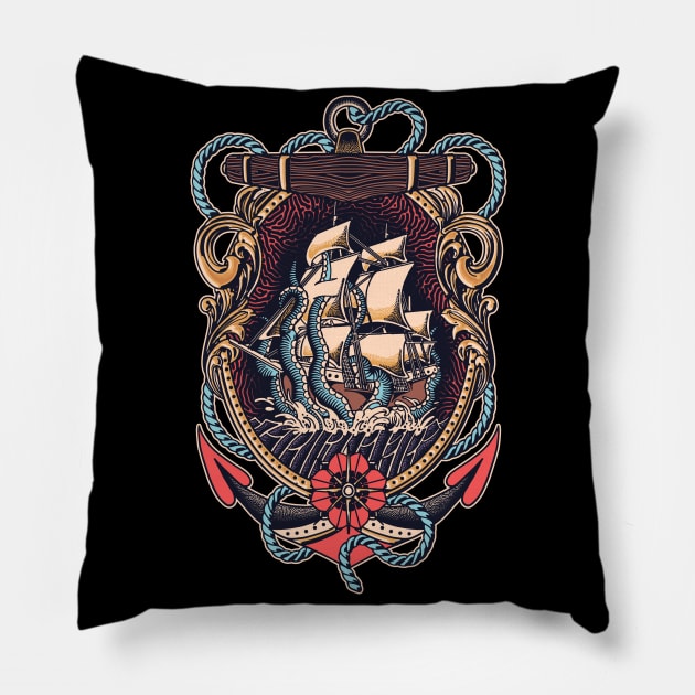 The Kraken Pillow by TerpeneTom