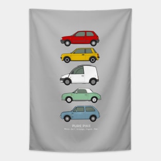 Japanese Pike factory car collection Tapestry