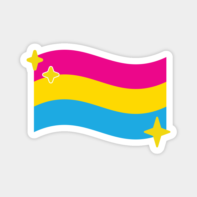 Pansexual Pride Flag Sparkle Emoji - Pansexual - Magnet | TeePublic