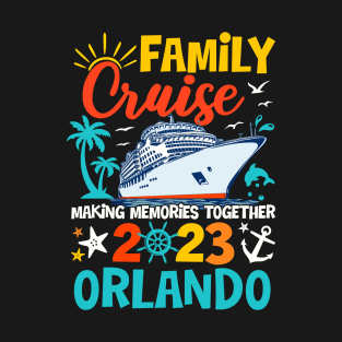 Orlando Cruise 2023 Family Friends Group Vacation T-Shirt