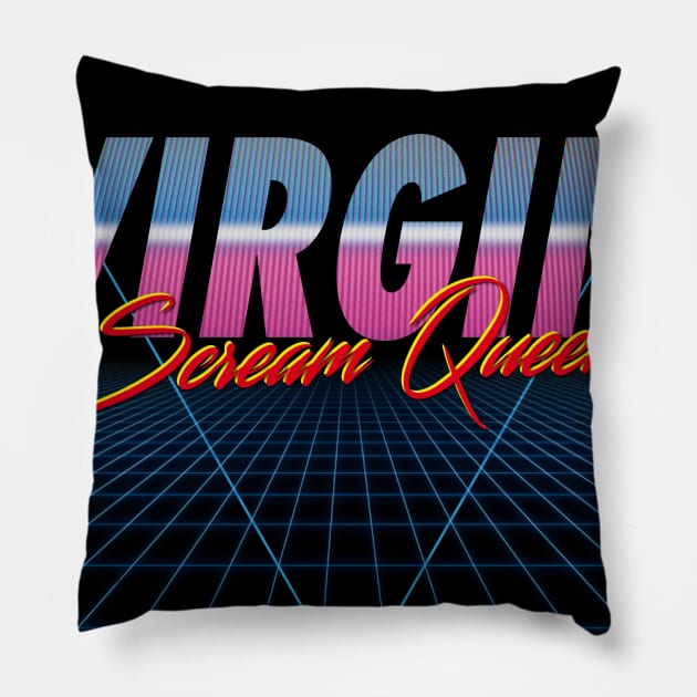 Virgin Scream Queen Pillow by RedSheep