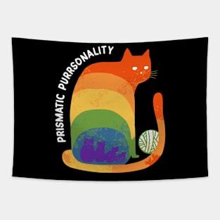 Rainbow Cat Tapestry