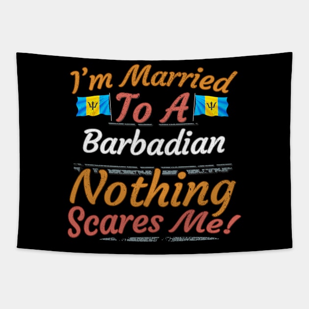 Barbados Flag Butterfly - Gift for Barbadian From Barbados Bajan,Americas,Caribbean, Tapestry by Country Flags