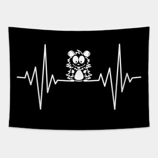 My Heart Sleeps For Hamster Design Tapestry