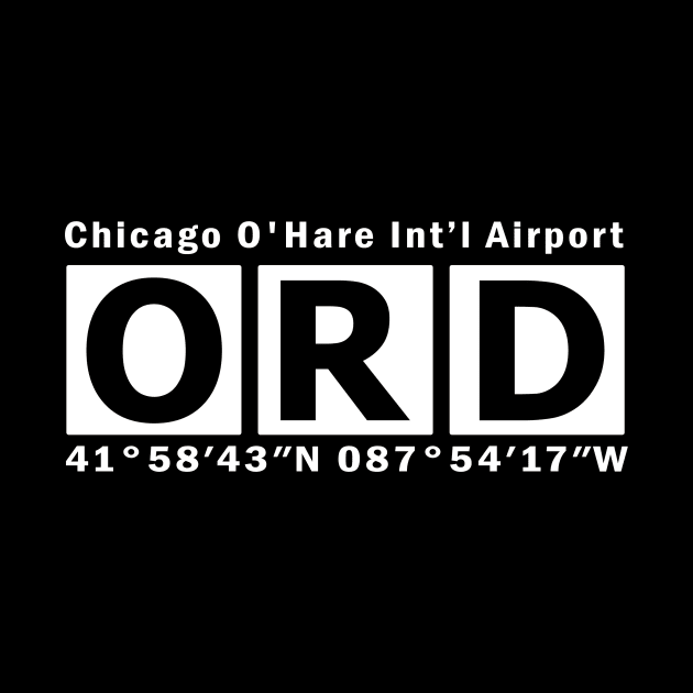 ORD Airport, Chicago O'Hare International Airport by Fly Buy Wear