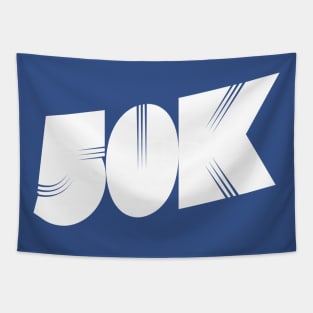 50K Race | Ultra Runner Gift | Long Distance Running Tapestry