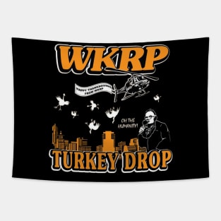 WKRP TURKEY DROP Tapestry