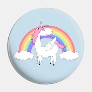 Unicorn Rainbow Pastel Pin