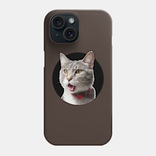 What a cat!?, what´s up human? Phone Case