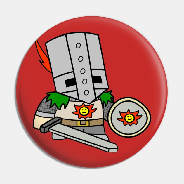 Castle Crasher Solaire Pin by Colonius