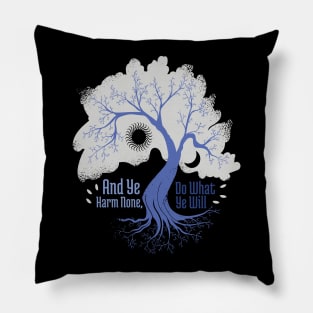 Sun Moon and Tree Pillow