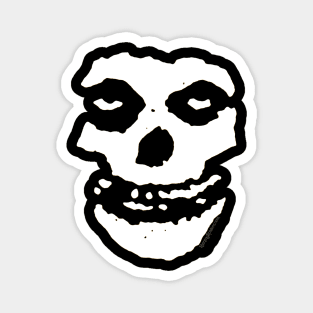 Smaller Print - The Crimson Ghost Skull Magnet