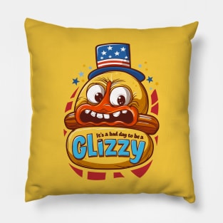 Hot Dog Funny Saying It’s A Bad Day To Be A Glizzy Pillow