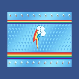 My little Pony - Rainbow Dash Cutie Mark V4 T-Shirt