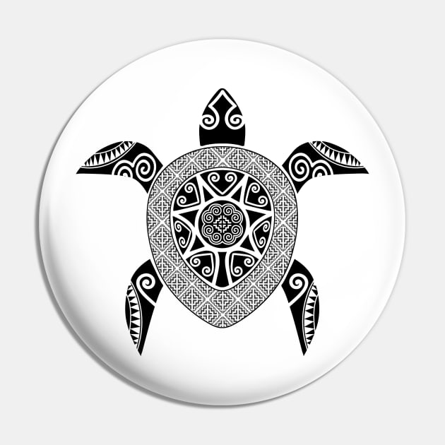 Hmoob Tribal Turtle (Light Colored Tee) Pin by VANH