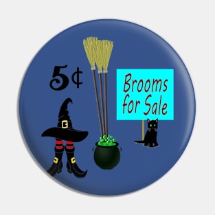 Halloween Brooms For Sale Pin