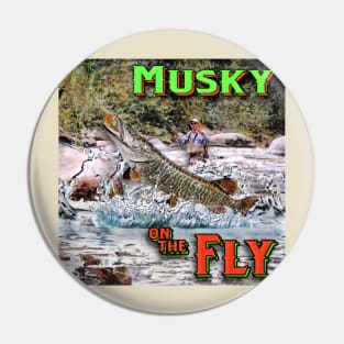 Musky on the Fly Pin