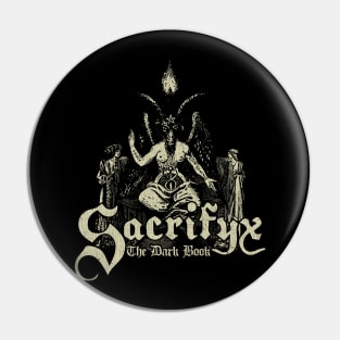 Sacrifyx - The Dark Book Pin