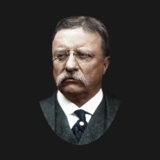 President Theodore Roosevelt Portrait - Circa 1915 - Colorized T-Shirt