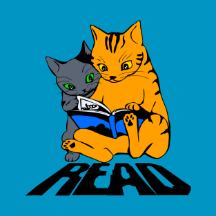 Cats Love Reading T-Shirt