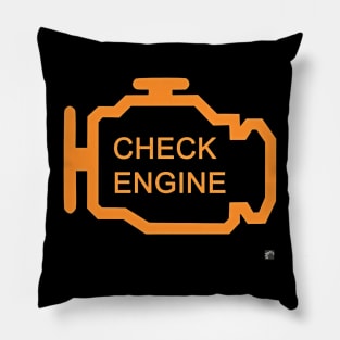 Geo3Doodles Check Engine Pillow