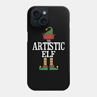 Artistic Elf Matching Family Group Christmas Party Pajamas Phone Case