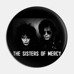 Sisters Of Mercy /  Goth Fan Design Pin