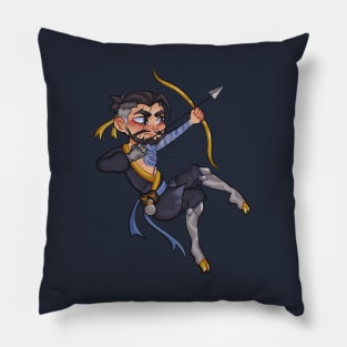 Overwatch Hanzo Shimada Chibi Pillow