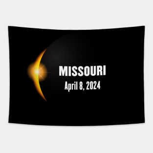 Total Solar Eclipse Missouri 2024 Tapestry